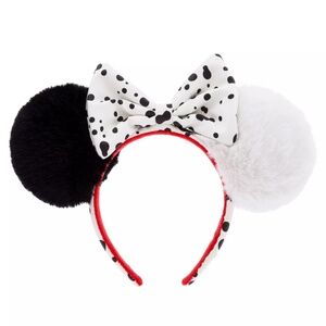 Disney Parks Cruella de Ville Minnie Ears Headband